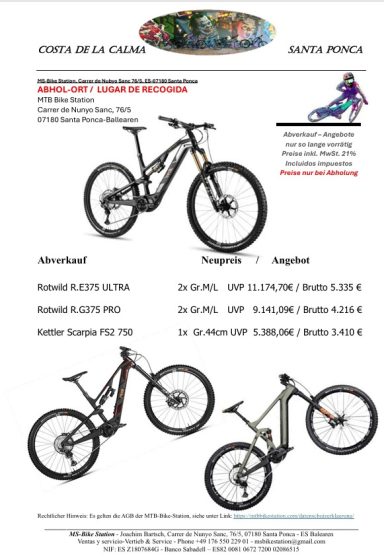 Angebote Abverkauf Nur solange Vorrat