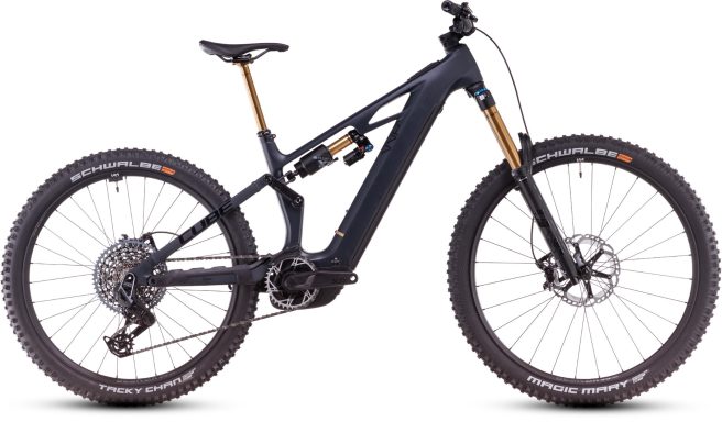 Cube Stereo Hybrid ONE77 HPC AT 800 carbon´n´gold MTB Bike Station Santa Ponca